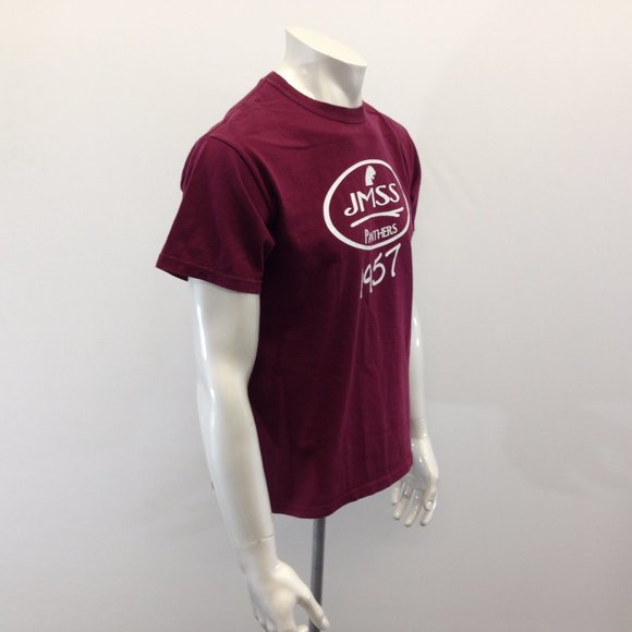 JMSS Panthers Medium Red Cotton Short Sleeve T - Picture 5 of 7